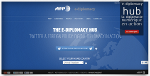 Projet "The e-diplomacy hub", en collaboration avec l'AFP